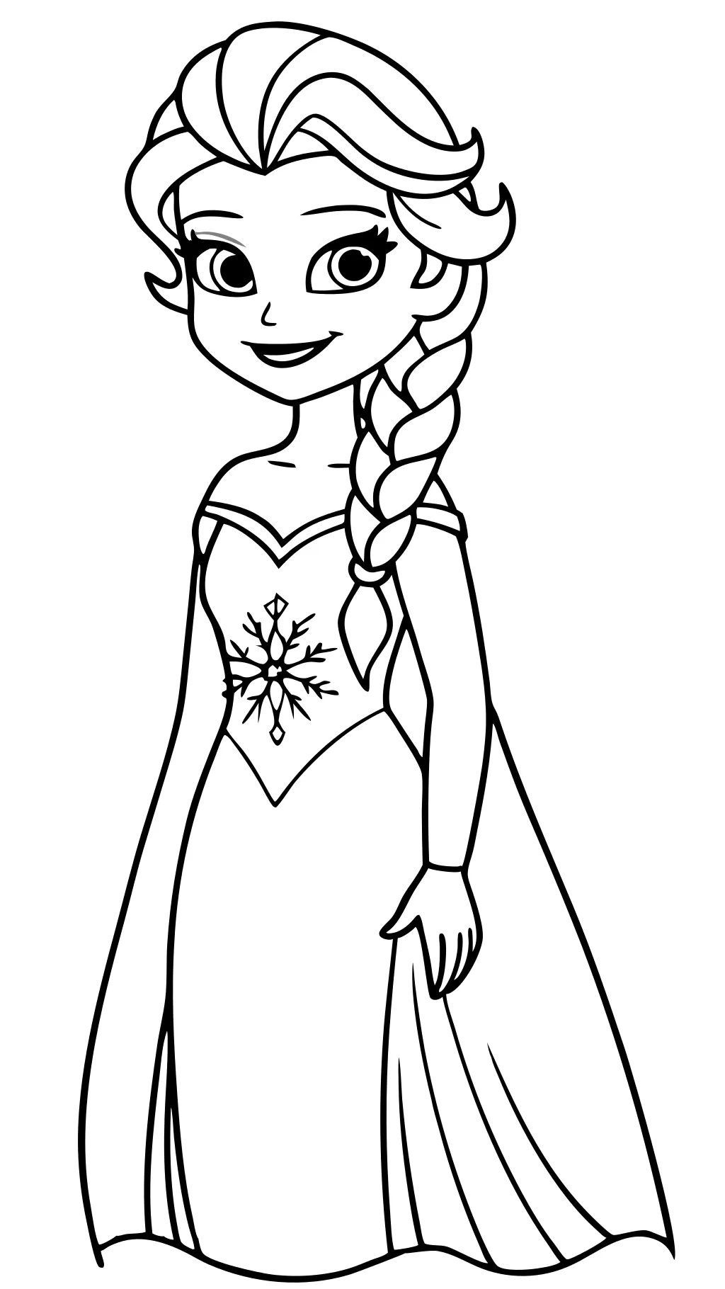 elsa coloring pages free printable